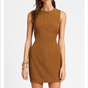Lioness Le Chateau Mini Dress in Tan - NWT - XS